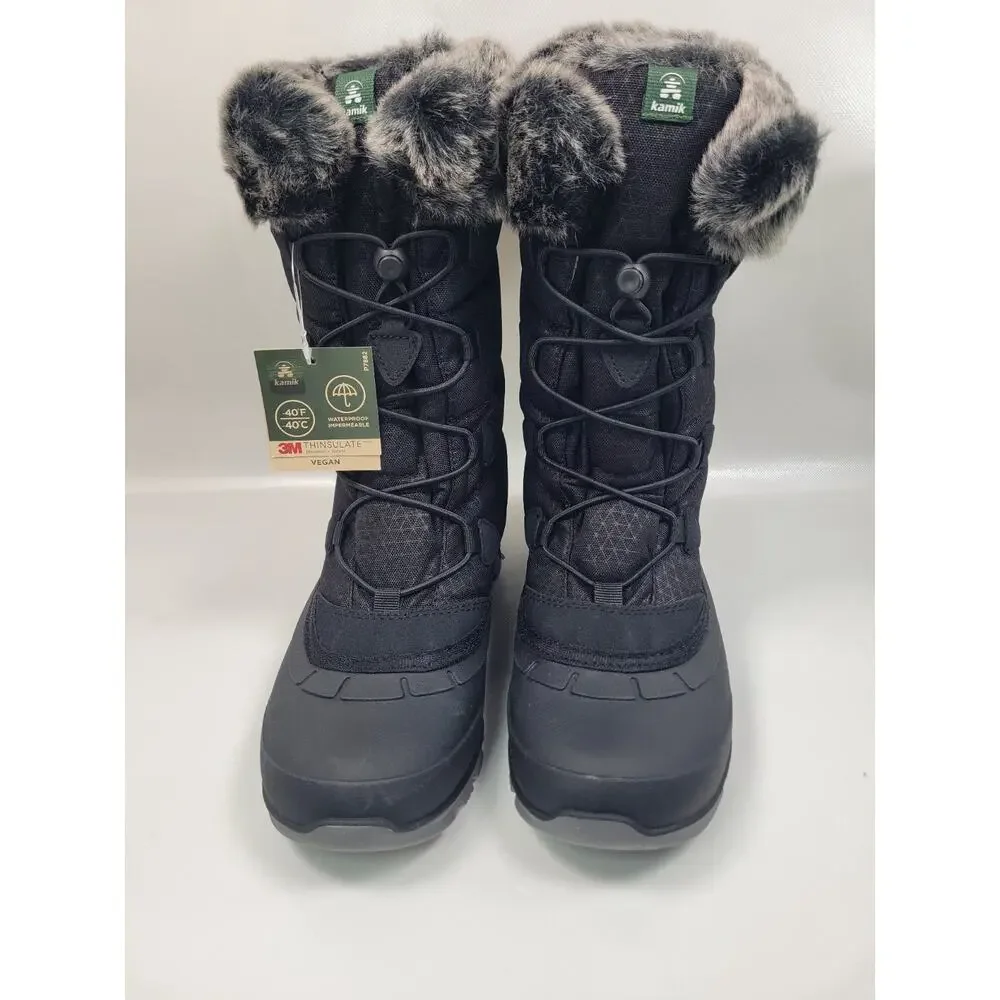 Kamik Women's Momentum L2 Waterproof Winter Boots Black Size 8 - Picture 2 of 14